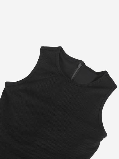 Shapewear Crew Neck Modal Sleeveless Slimming Maxi Dress
