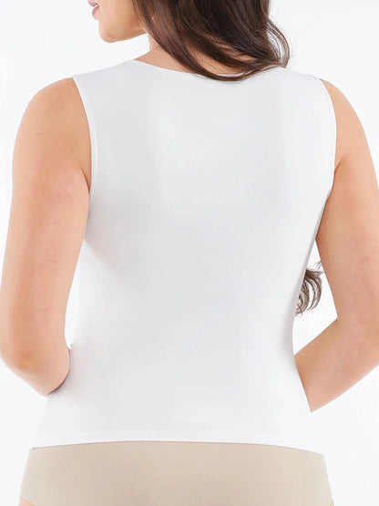 Cloud-Touch Double-Layer Shaping Sleeveless Top
