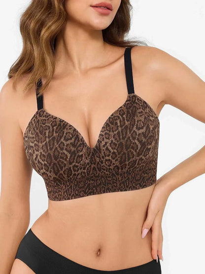 ContourLift™ Seamless Wireless Leopard Shaping Push Up Bra