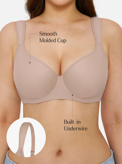 Full Figure Beauty Back Smoothing Minimizer Bra