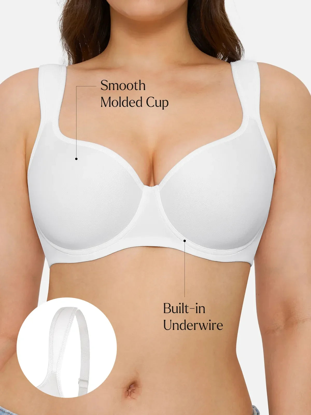Full Figure Beauty Back Smoothing Minimizer Bra