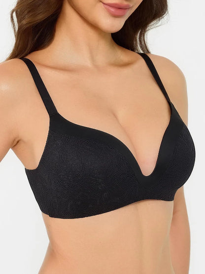 Lace Full Coverage Comfort Sculpting Plunge Bra