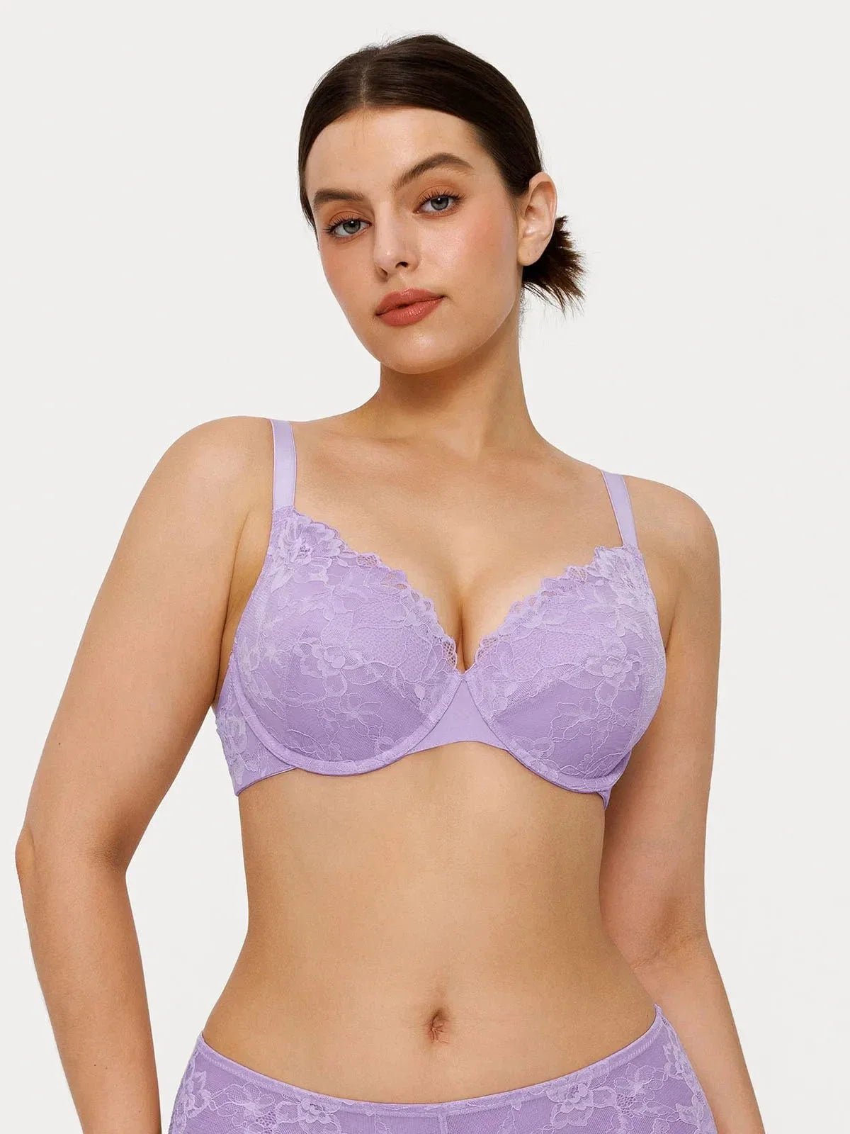 Lace Full-Cup Underwire Comfort Support Bra