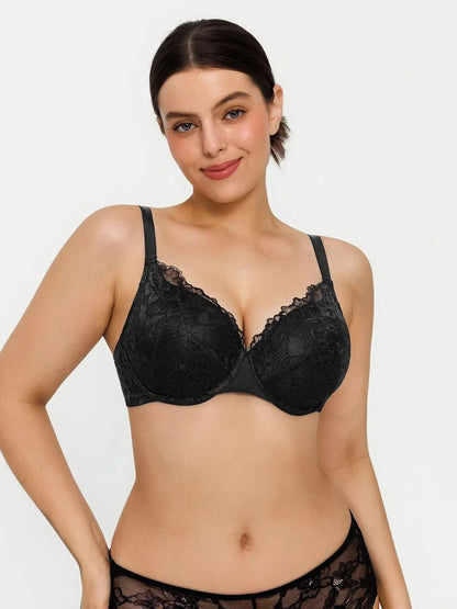 Lace Full-Cup Underwire Comfort Support Bra
