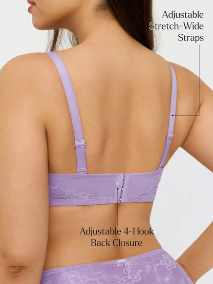 Lace Full-Cup Underwire Comfort Support Bra