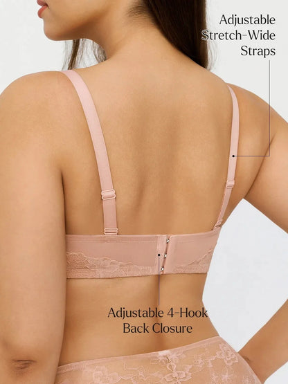 Lace Full-Cup Underwire Comfort Support Bra