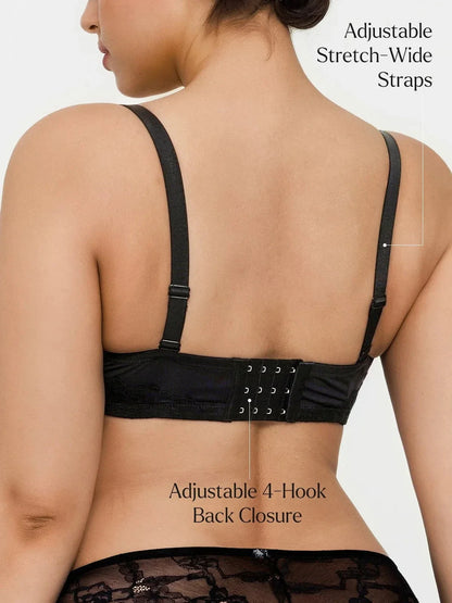 Lace Full-Cup Underwire Comfort Support Bra