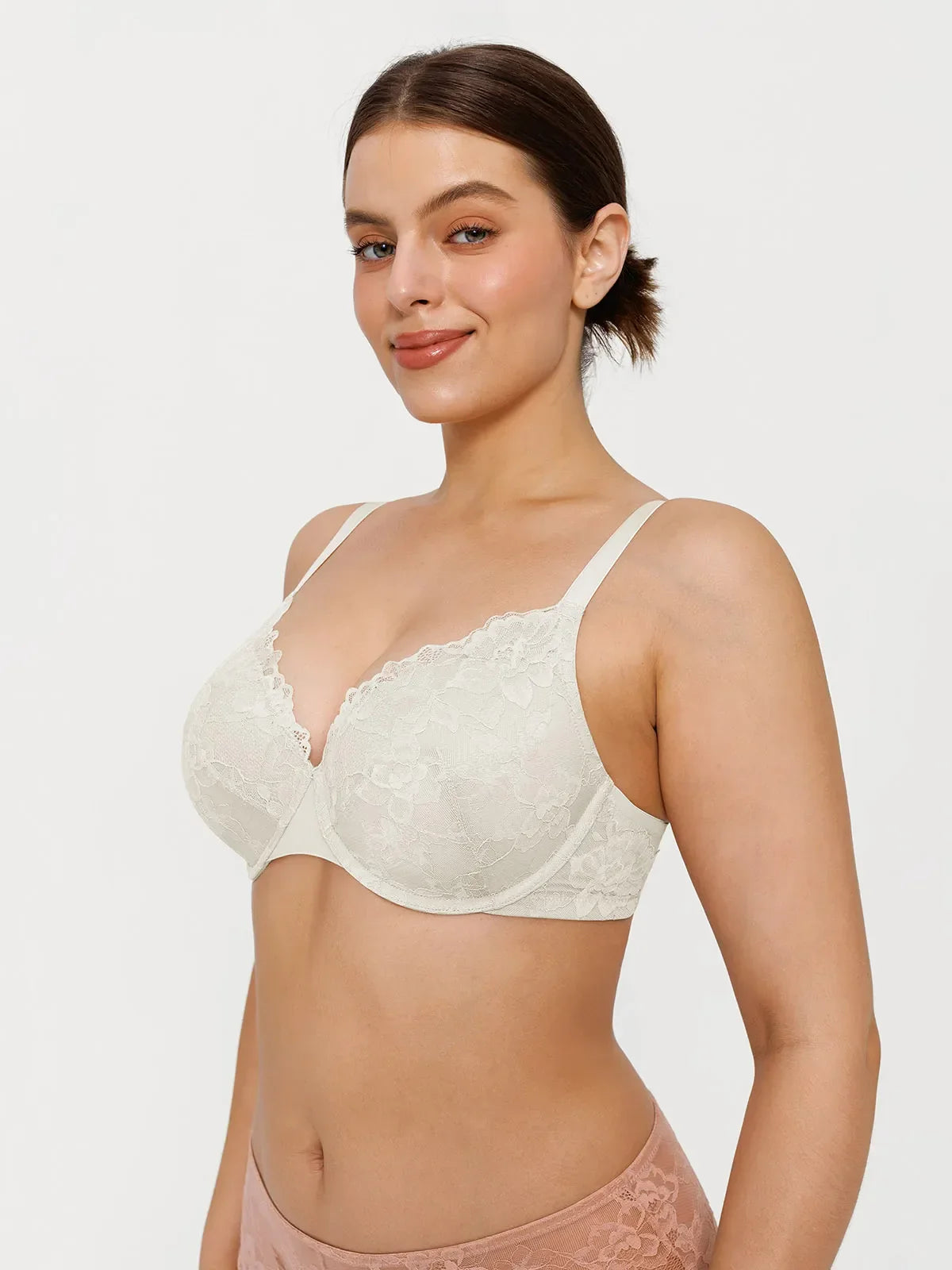 Lace Full-Cup Underwire Comfort Support Bra