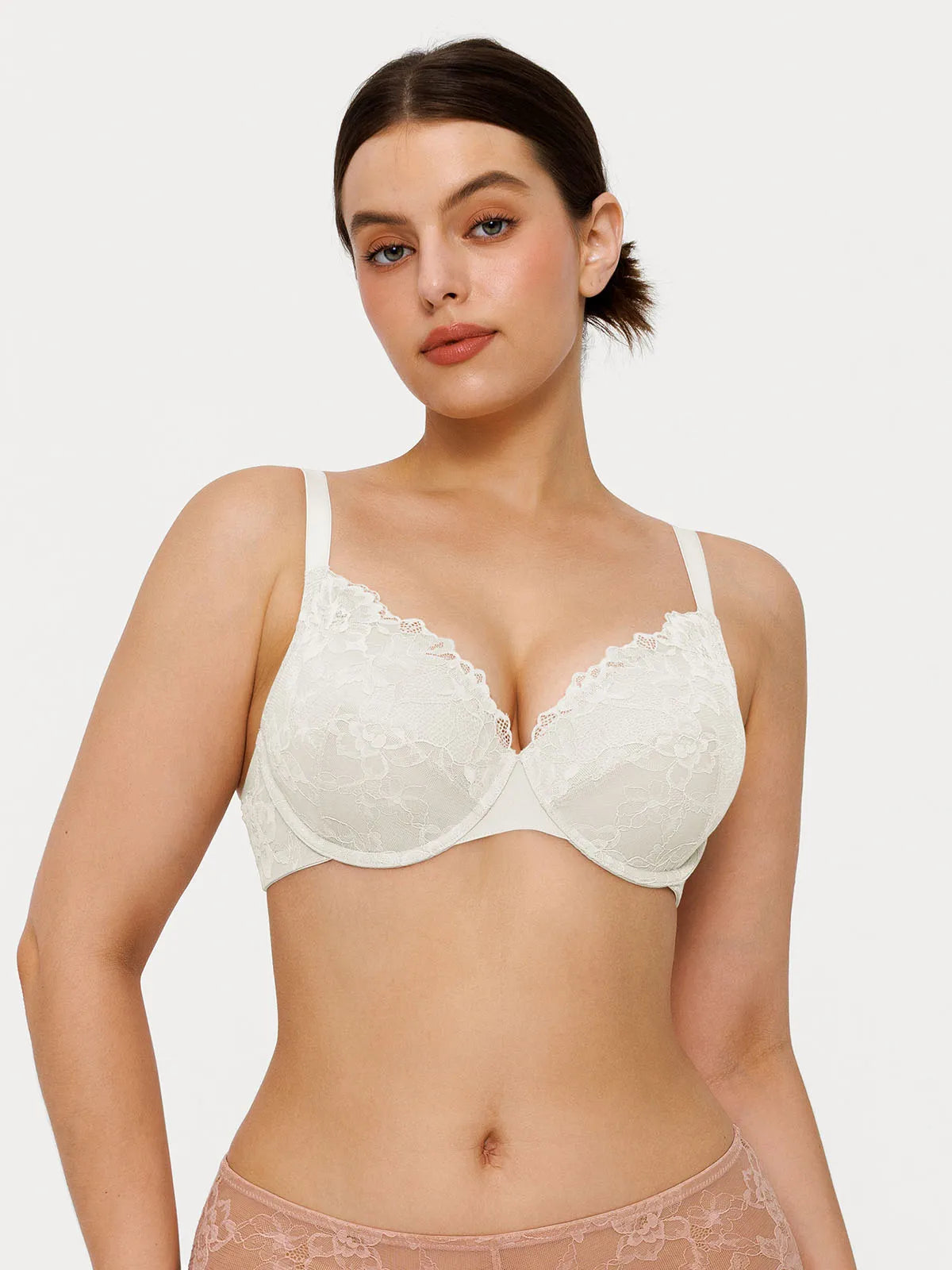 Lace Full-Cup Underwire Comfort Support Bra
