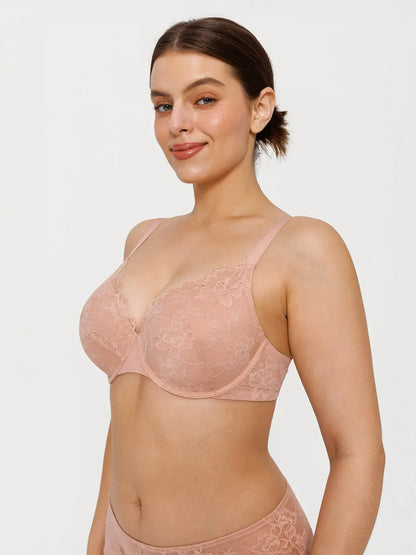 Lace Full-Cup Underwire Comfort Support Bra