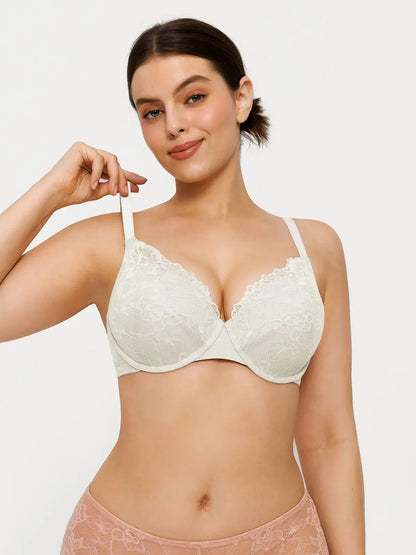Lace Full-Cup Underwire Comfort Support Bra