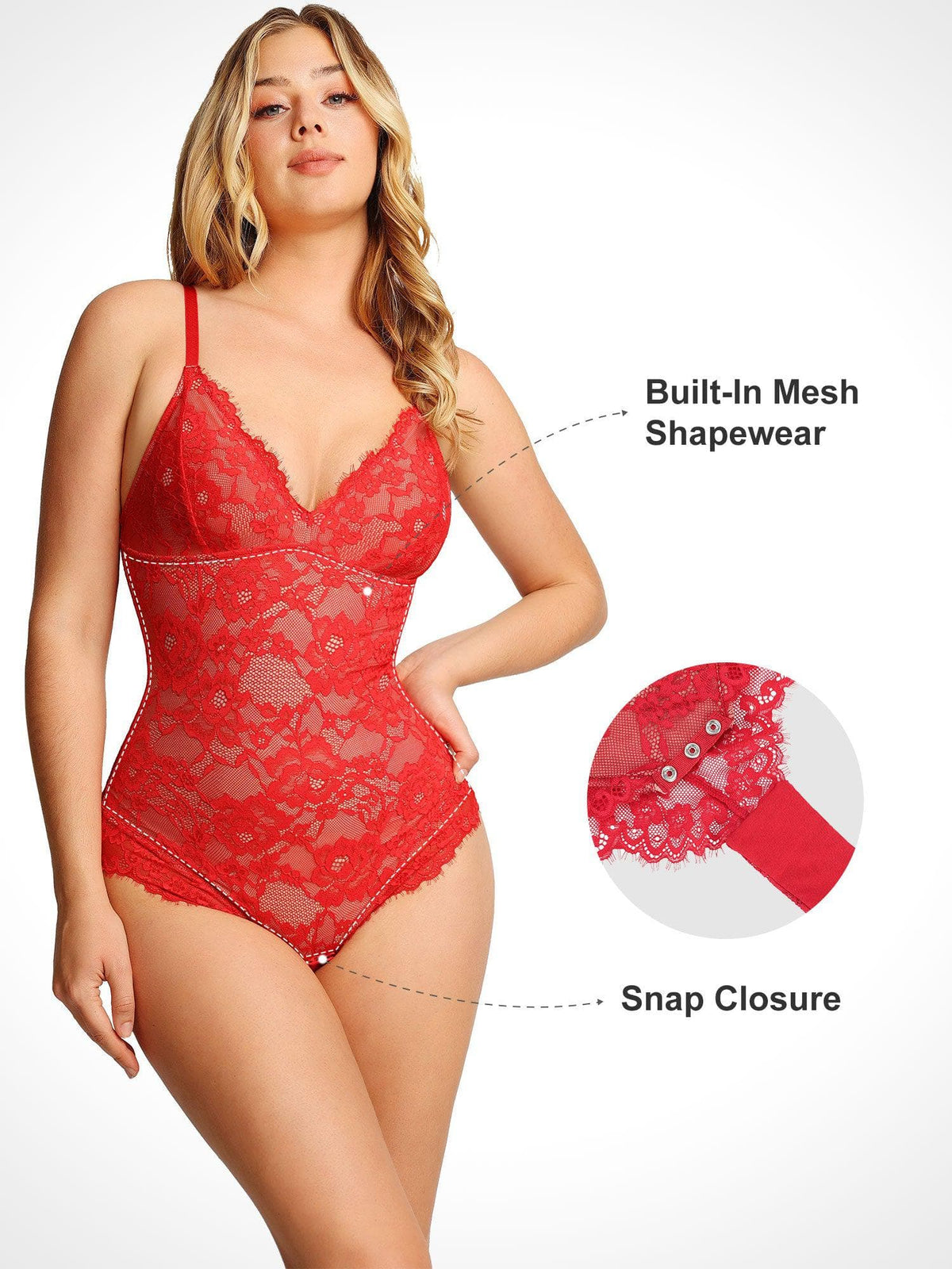Sexy Lace Bodysuit Shapewear