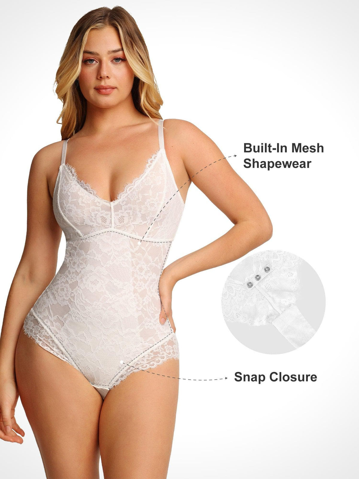 Sexy Lace Bodysuit Shapewear