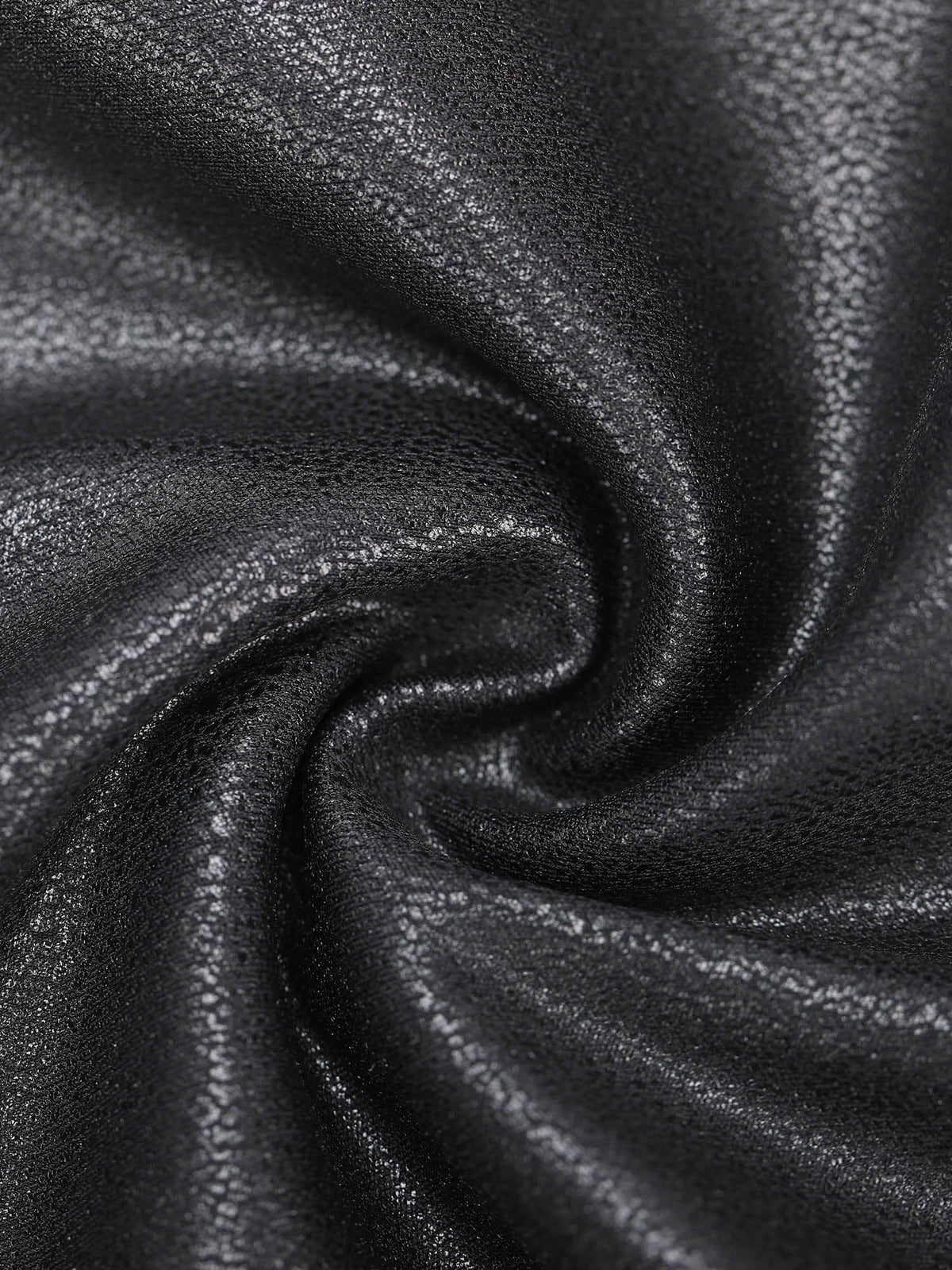 Shapewear Long Sleeve Faux Leather V-Neck Sculpting Bodysuit