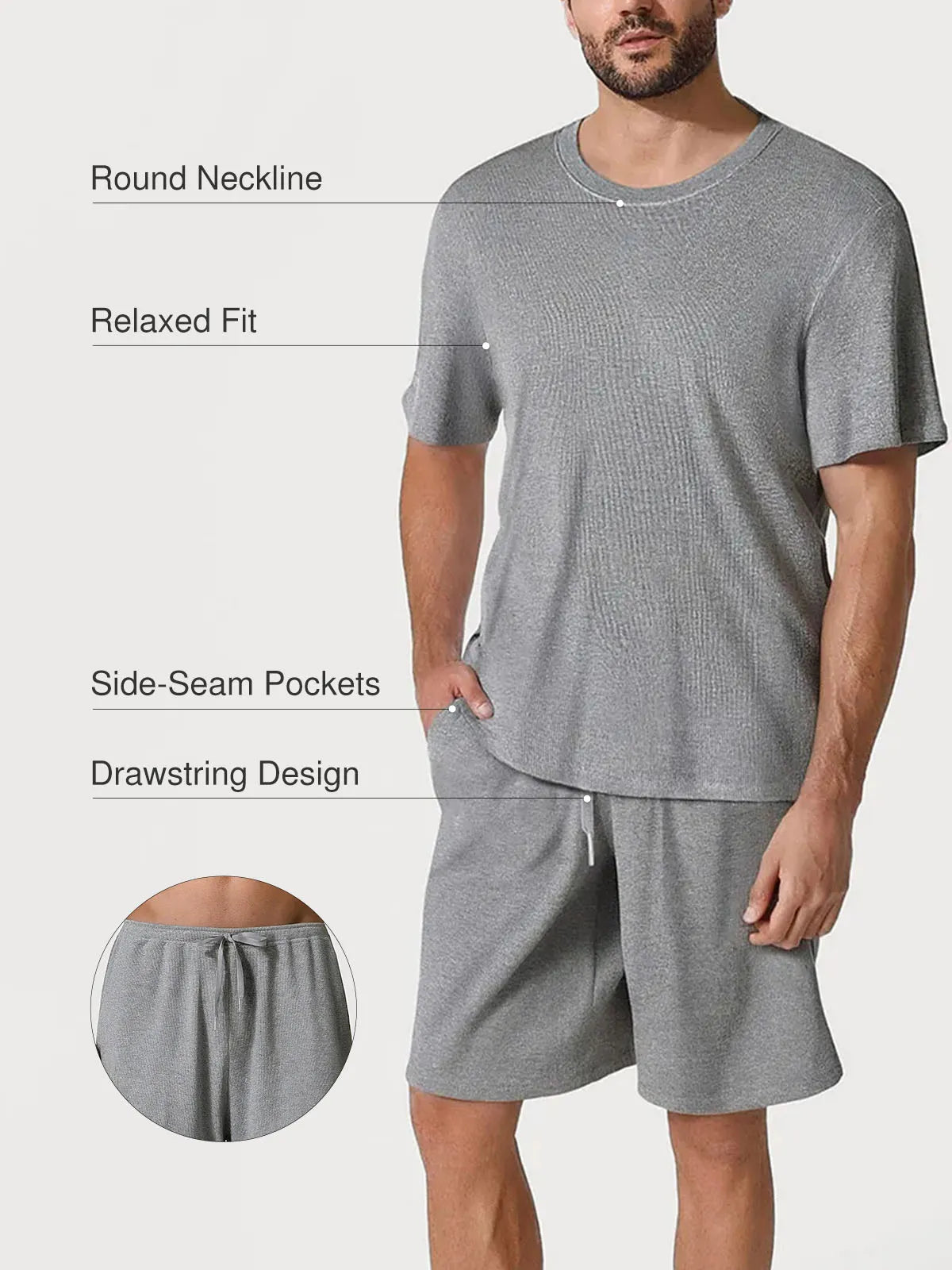 Men's Modal Short PJ Set