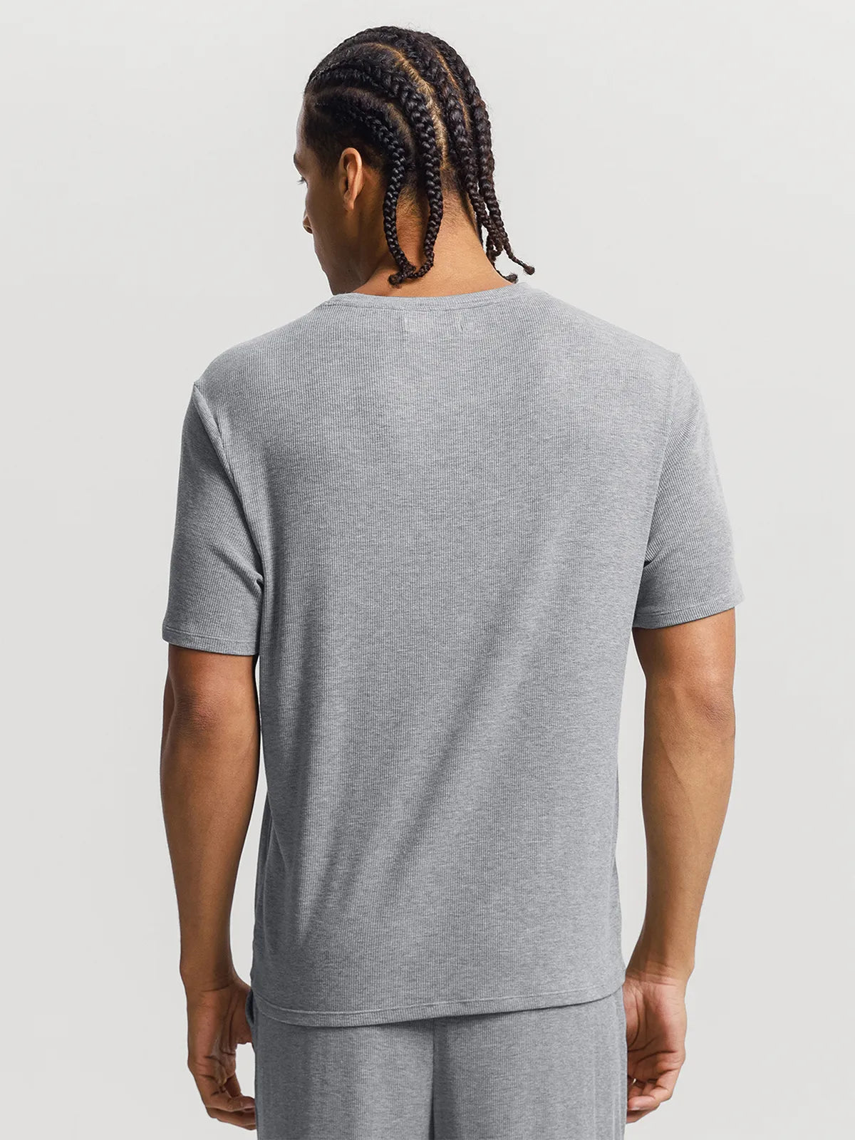 Men's Modal Crew Neck Short Sleeve & Pant PJ Set