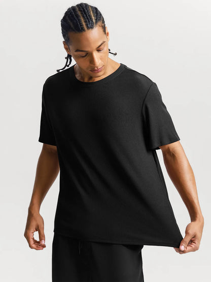 Men's Modal Crew Neck Short Sleeve & Pant PJ Set