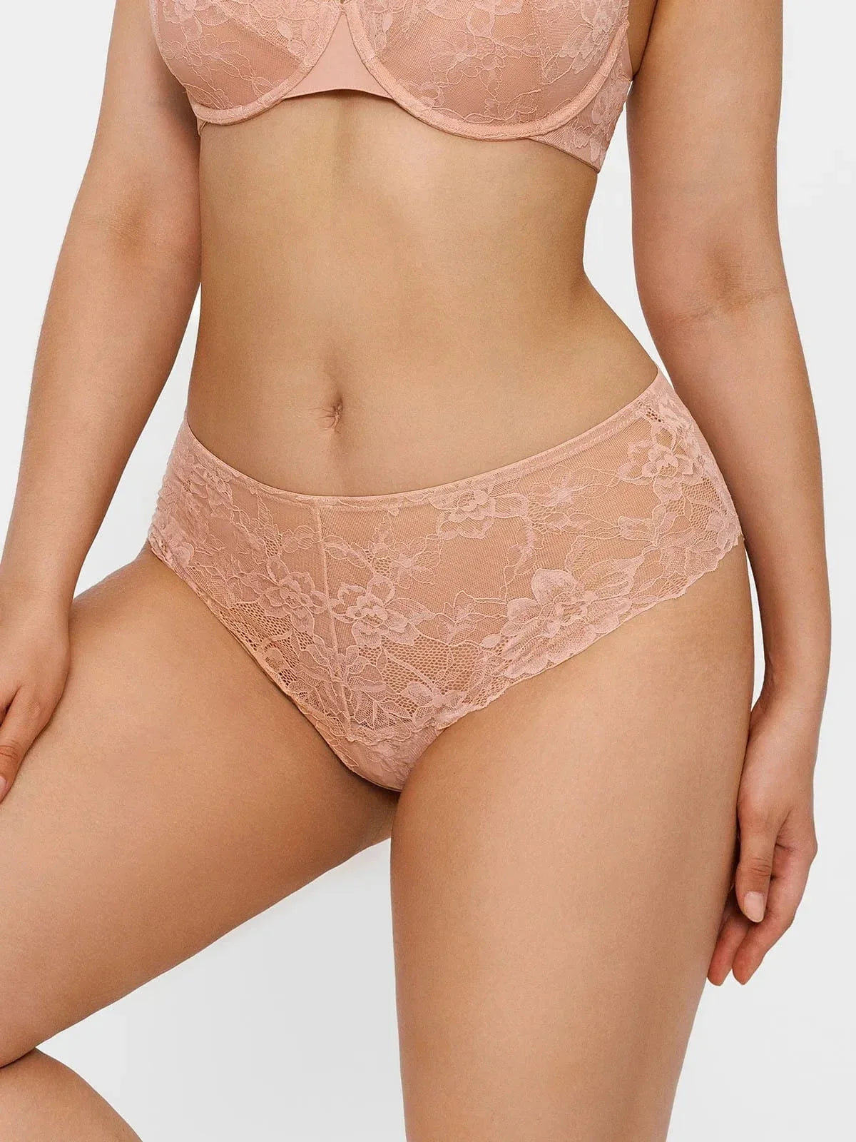 Mid-Rise Lace Brief
