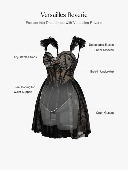 Off-The-Shoulder Sculpting Corset Fit & Flare Mini Dress