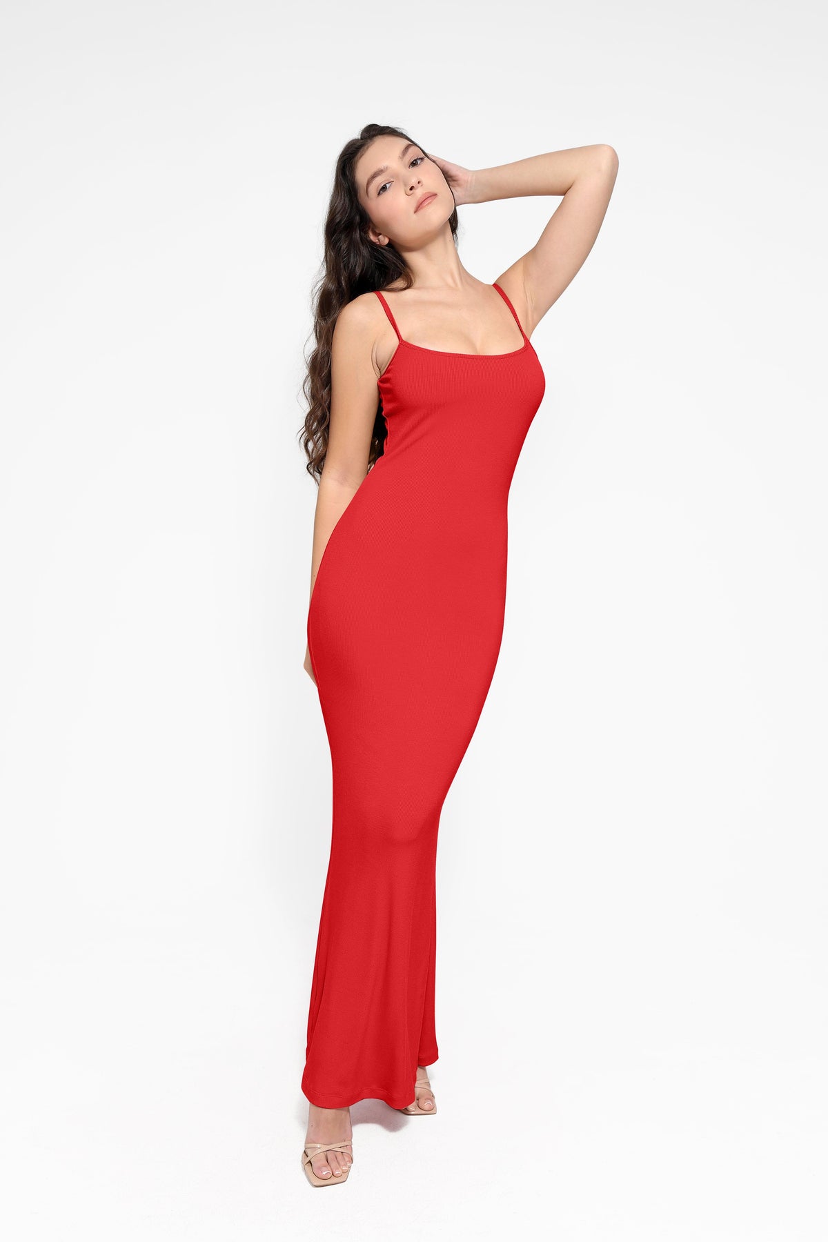 Shapewear Modal Dress Sheer Mesh Cover-Up Set