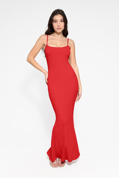 Shapewear Modal Dress Sheer Mesh Cover-Up Set
