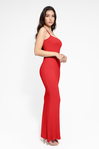 Shapewear Modal Dress Sheer Mesh Cover-Up Set