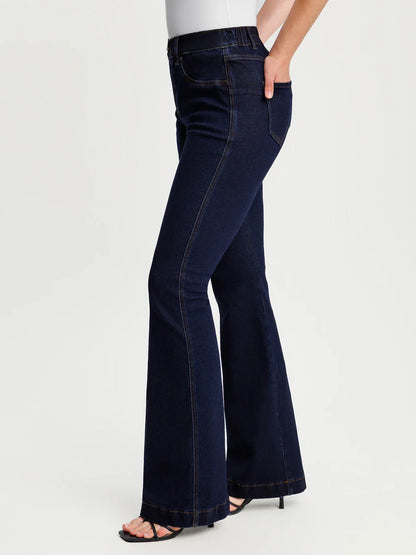 Sculpting High-Rise Stretch Flare Jeans