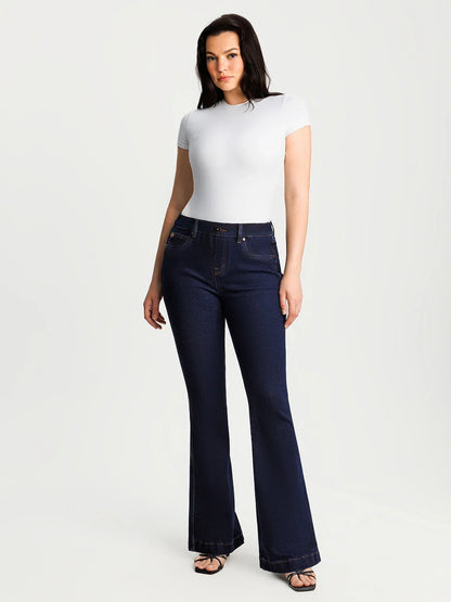 Sculpting High-Rise Stretch Flare Jeans
