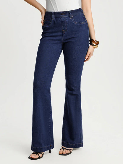 Sculpting High-Rise Stretch Flare Jeans