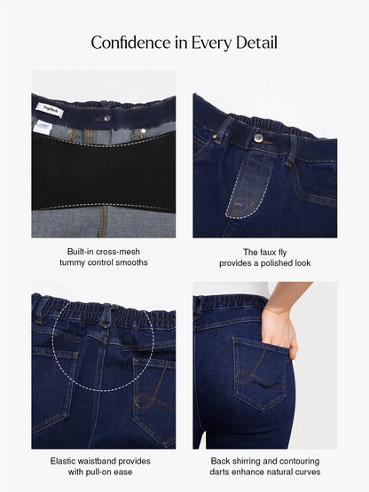 Sculpting High-Rise Stretch Flare Jeans