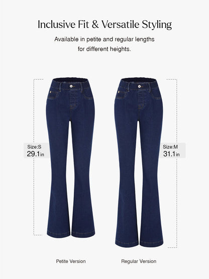 Sculpting High-Rise Stretch Flare Jeans