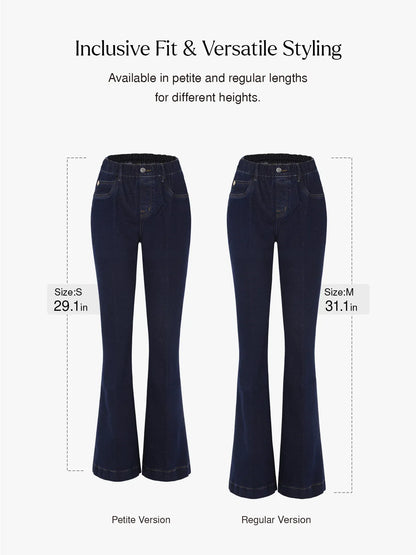 Sculpting High-Rise Stretch Flare Jeans