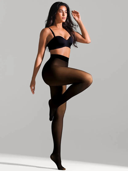 Sculpting Sheer Thermal Tights