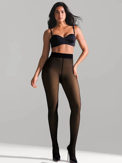 Sculpting Sheer Thermal Tights