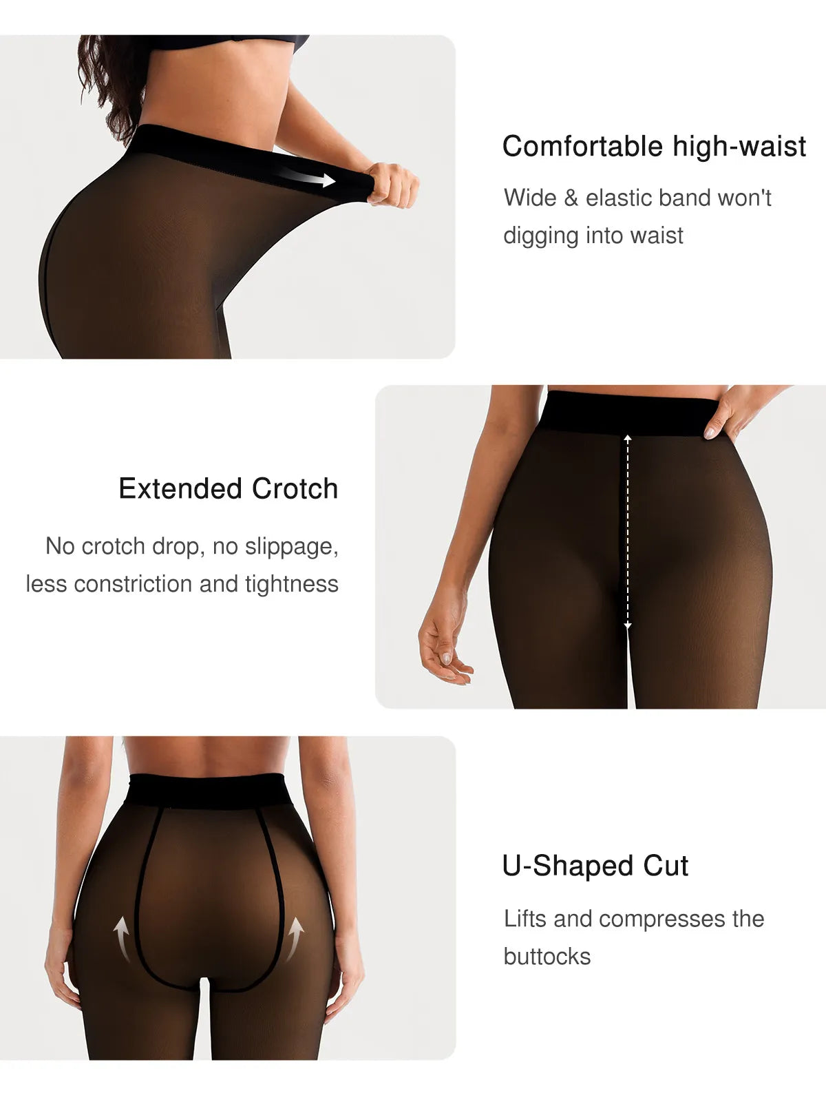 Sculpting Sheer Thermal Tights
