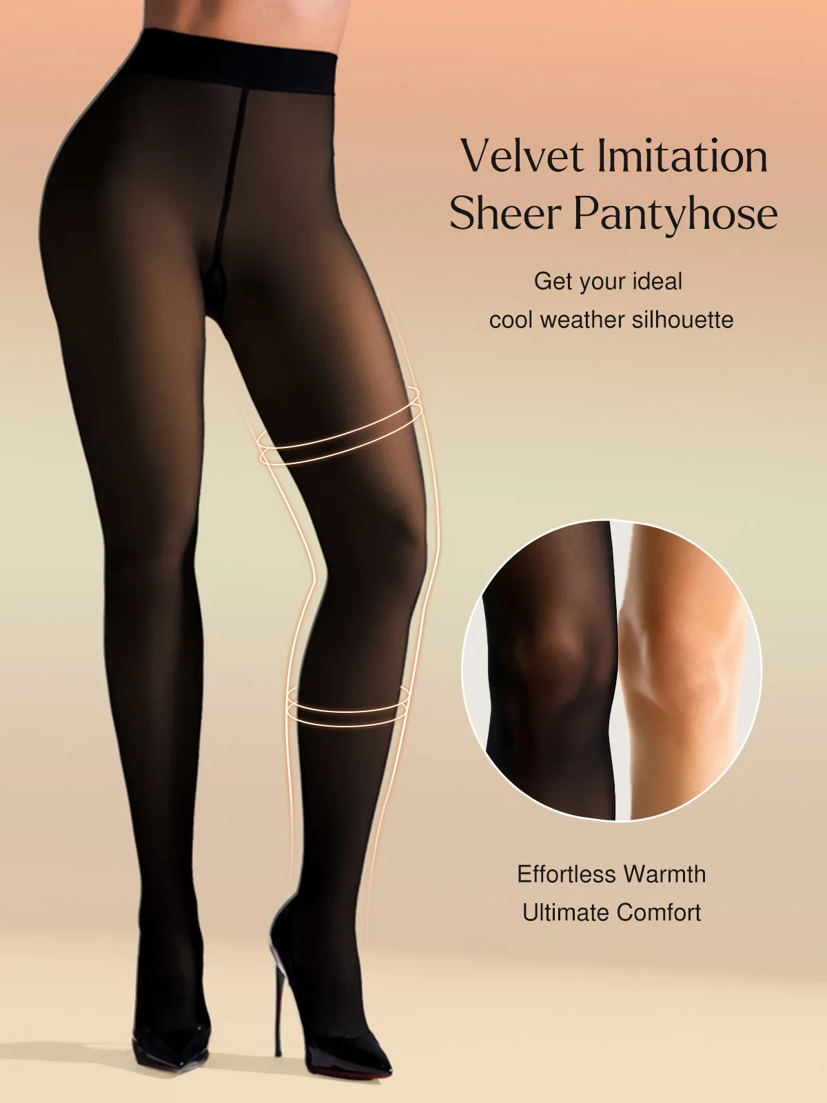 Sculpting Sheer Thermal Tights