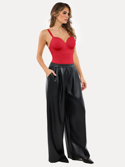 Seamless Built-in Bra All-in-One Push-Up Sculpting Cami Top