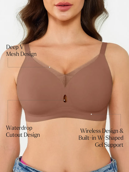 Seamless Airy Contour Plunge Bra