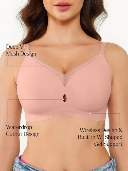 Seamless Airy Contour Plunge Bra
