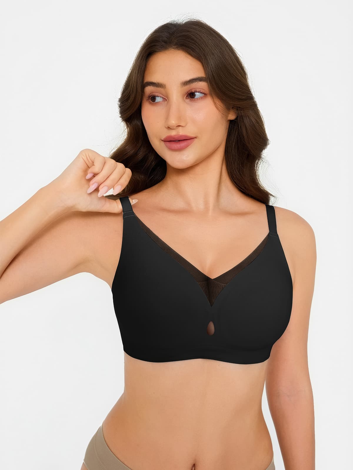 Seamless Airy Contour Plunge Bra