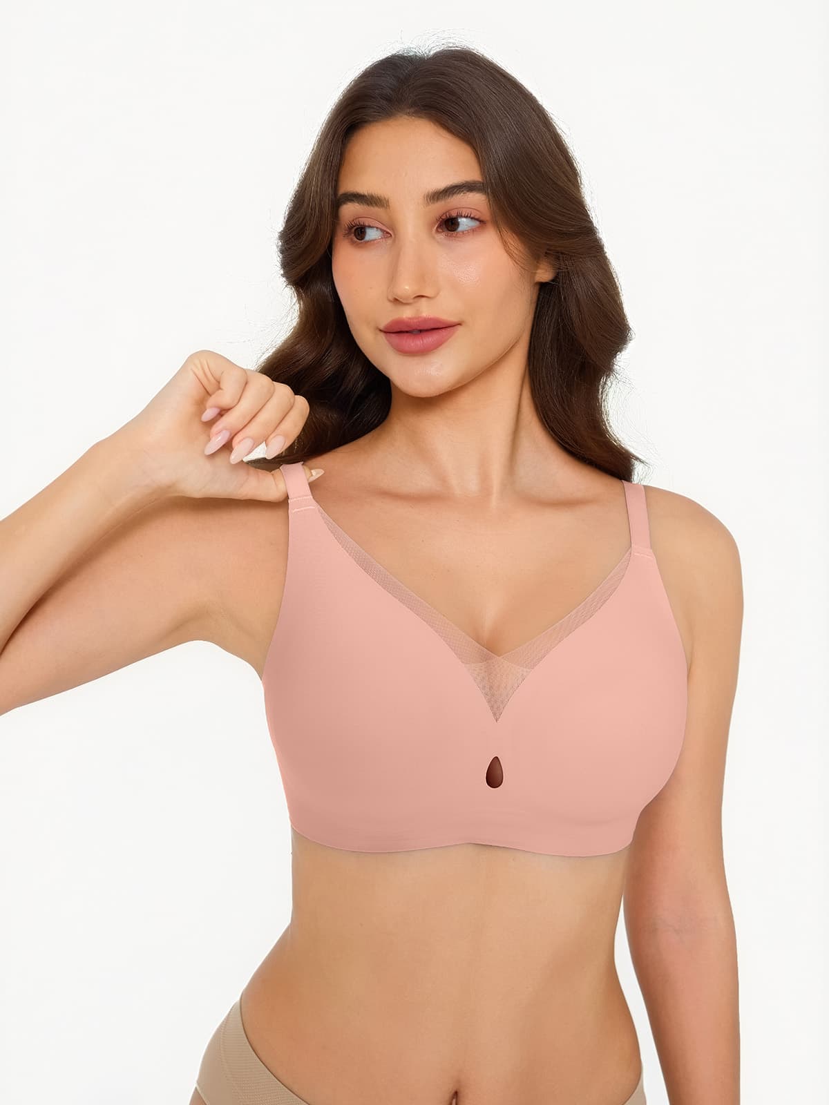 Seamless Airy Contour Plunge Bra
