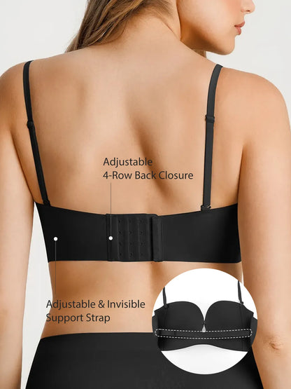 Seamless Non-Slip Push-Up Shaping Strapless Bra
