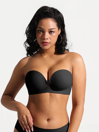 Seamless Non-Slip Push-Up Shaping Strapless Bra