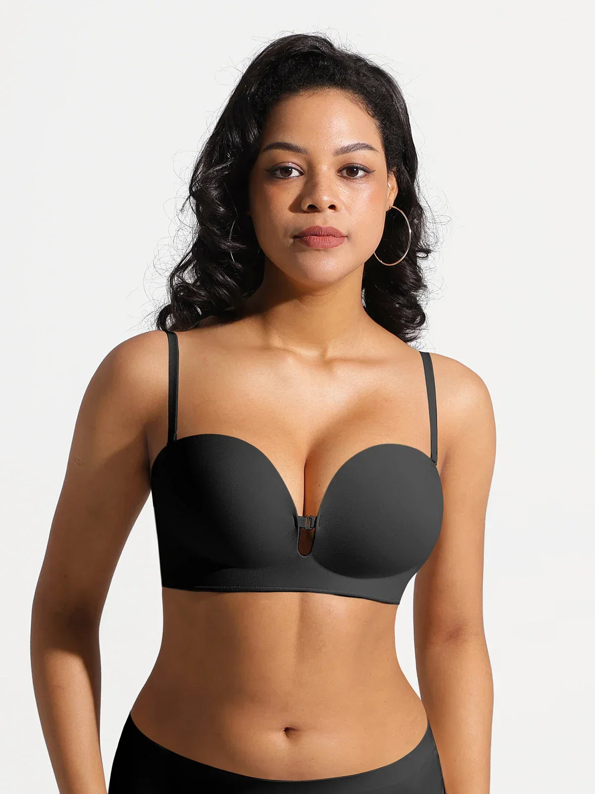 Seamless Non-Slip Push-Up Shaping Strapless Bra