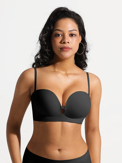 Seamless Non-Slip Push-Up Shaping Strapless Bra