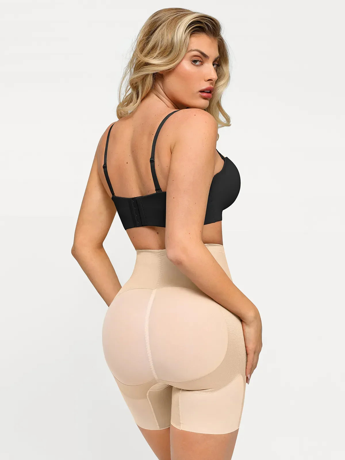 Seamless Push-Up Shapewear Bra Butt-Lifting Shorts Set
