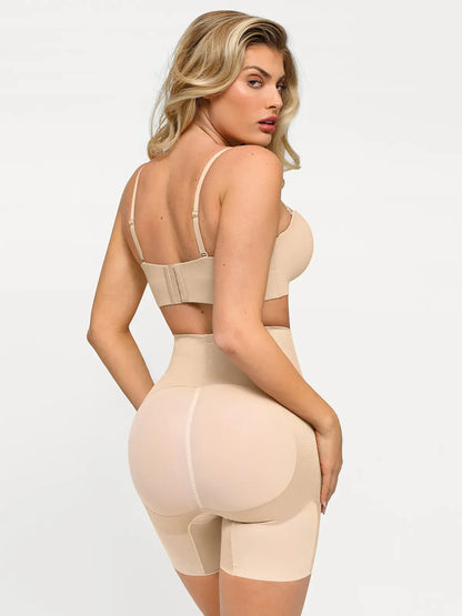Seamless Push-Up Shapewear Bra Butt-Lifting Shorts Set