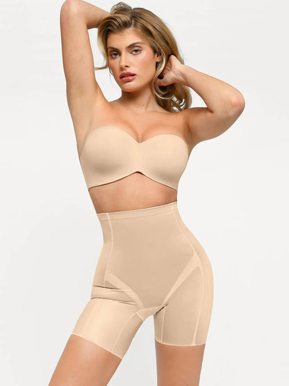 Seamless Push-Up Shapewear Bra Butt-Lifting Shorts Set