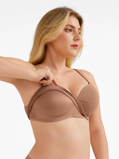 Seamless Push-Up Wireless Full Coverage Bra