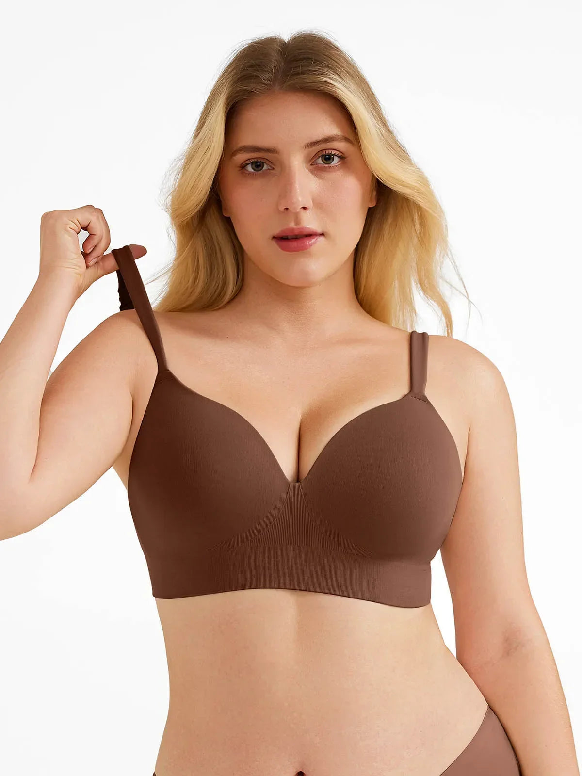 Seamless Push-Up Wireless Full Coverage Bra